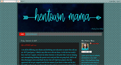Desktop Screenshot of hentownmama.com